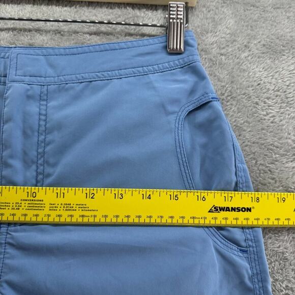 Marmot Shorts Womens 4 Blue Beth Rodden Pockets Beach Board Shorts 5" Inseam - Picture 9 of 12
